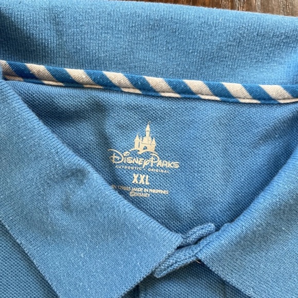 Disney Parks Embroidered Mickey Mouse Blue Polo Shirt - Picture 2 of 6
